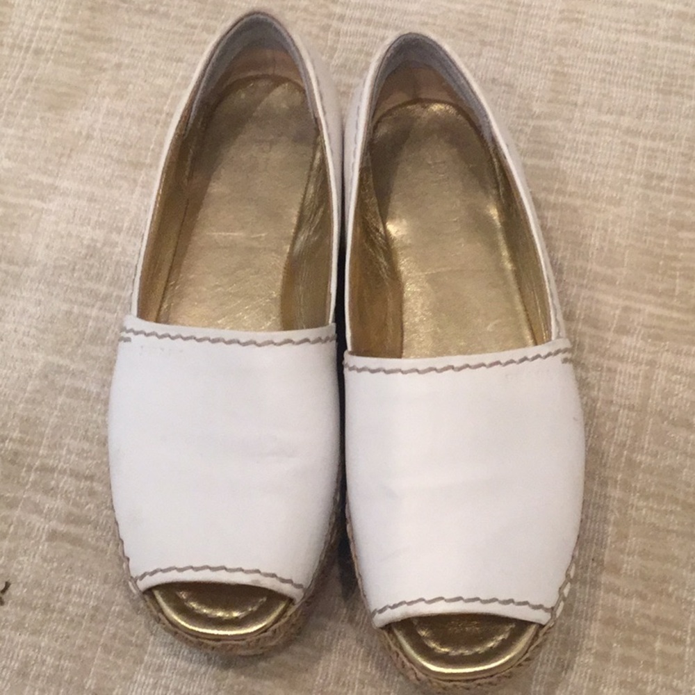 Prada open toe espadrille